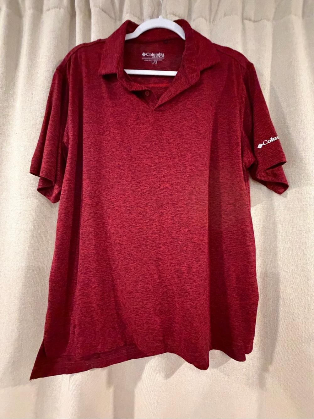 Columbia Men’s Heather Crimson Polo